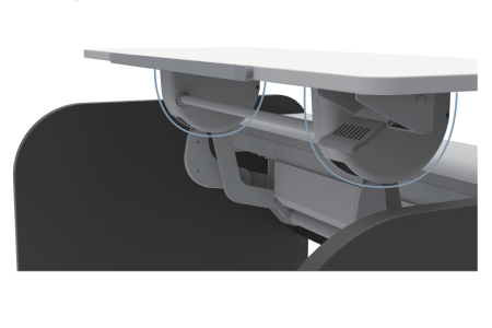 Стол Comf-Pro Elephant Desk UR-3, 1155х700х(340-815) мм, белый, серый