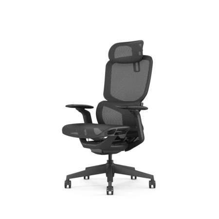 Кресло компьютерное SitZone E-JX-001А, сетка, пластик, черный