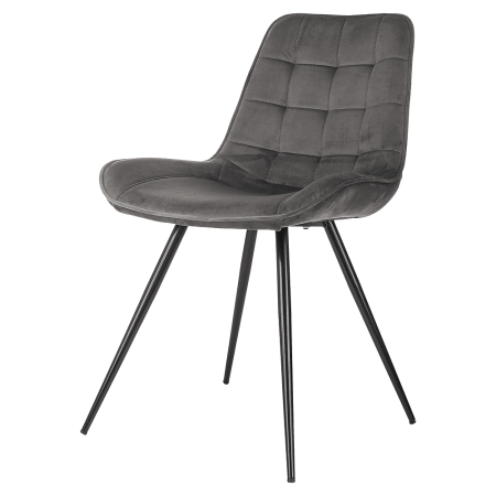 Стул Бюрократ "CH-K2_4", ткань, темно-серый, металл, комплект 4 штуки