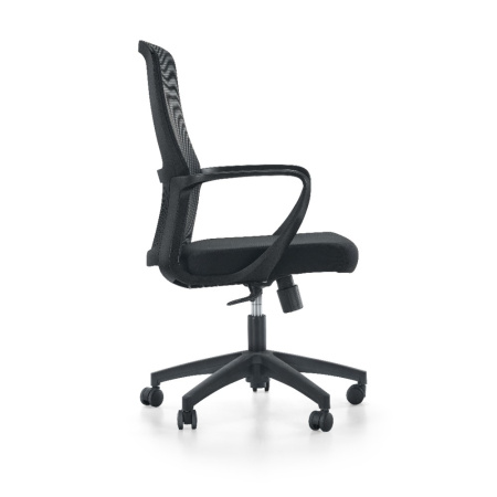 Кресло компьютерное SitZone U-069B, сетка, ткань, пластик, черный