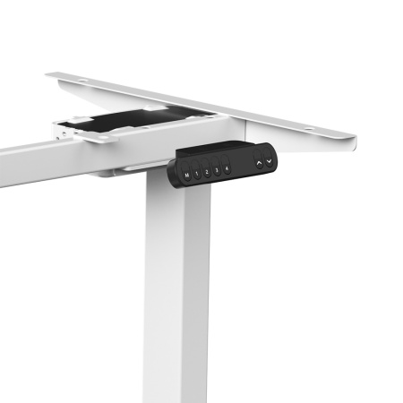 Каркас стола с электроприводом двухмоторный AOKE, Well Desk Prime, белый (AK2YJRT-TYDB2-M80-WT)