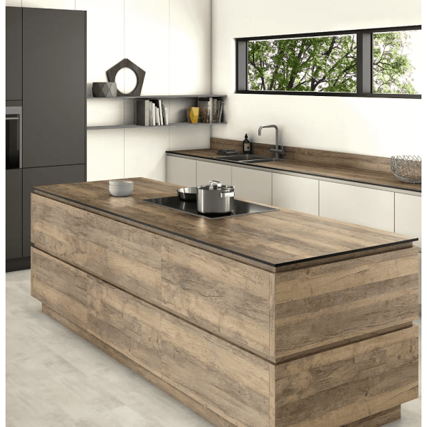 Столешница 1300х675х18, H1330 ST10, Дуб Санта-Фе винтаж