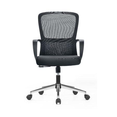 Кресло компьютерное SitZone U-069B, сетка, ткань, черный