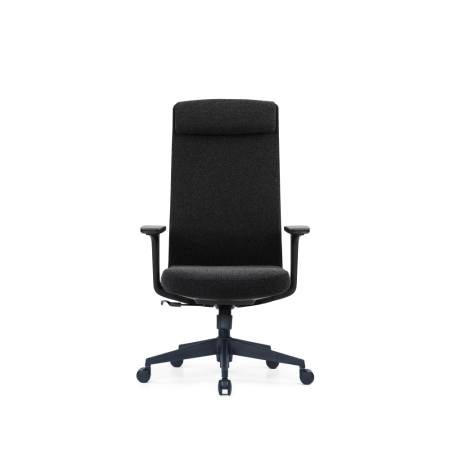 Кресло для руководителя SitZone "CH-366A-WB", ткань, пластик, черный