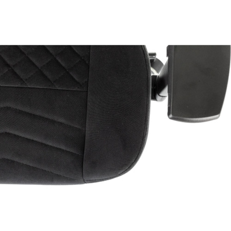 Кресло игровое Бюрократ Knight Hunter, искусственная замша, черный