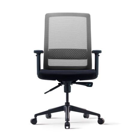 Кресло компьютерное Bestuhl S30, рама-черная, без подголовника, черный