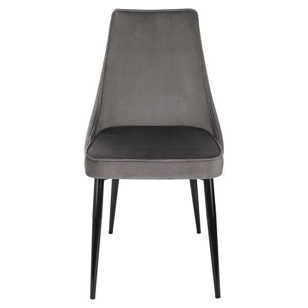 Стул Бюрократ "CH-K4_2", ткань, темно-серый, металл, комплект 2 штуки