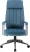 Кресло компьютерное EVERPROF Shanghai, ткань, синий, металл, корпус черный
