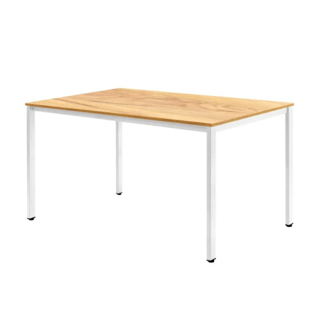 Стол Millwood Сеул, 1300х800 мм, дуб золотой крафт, белый Стол Millwood Сеул, 1300х800 мм, дуб золотой крафт, белый