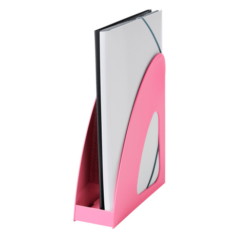 Лоток для бумаги вертикальный Re-Loop, розовый