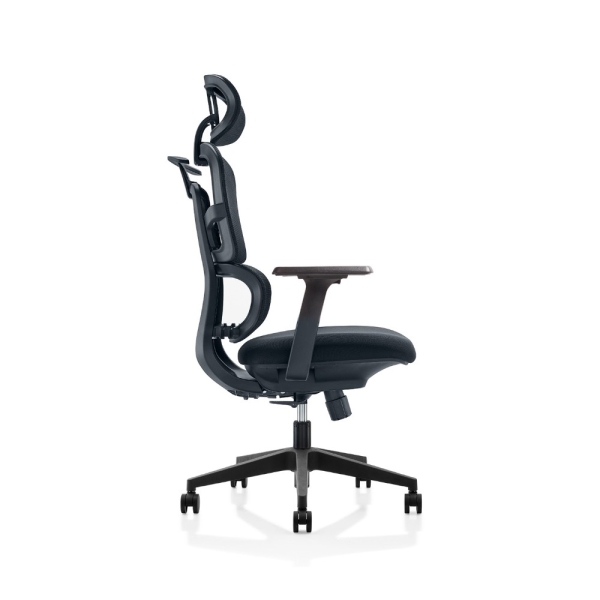 Кресло компьютерное SitZone U-062A сетка, пластик, черный, -30%