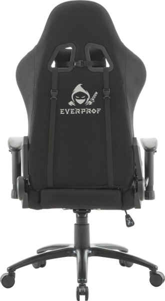 Кресло игровое EVERPROF Ghost ткань, черный, крестов. металл Кресло игровое EVERPROF Ghost ткань, черный, крестов. металл