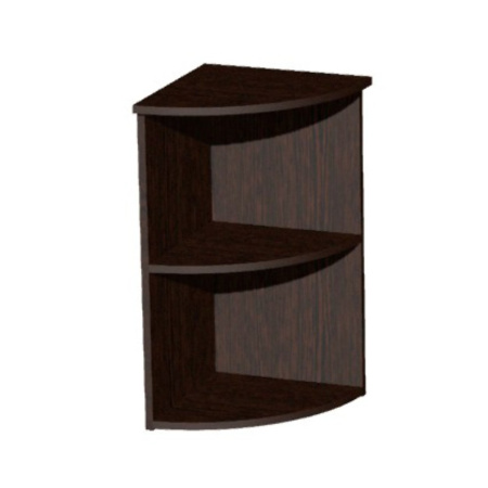 Стеллаж угловой Макси М10, 360x360x750 мм, венге