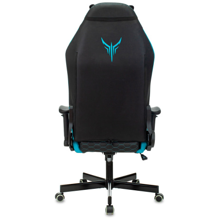 Игровое компьютерное кресло Knight Neon, черный/голубой