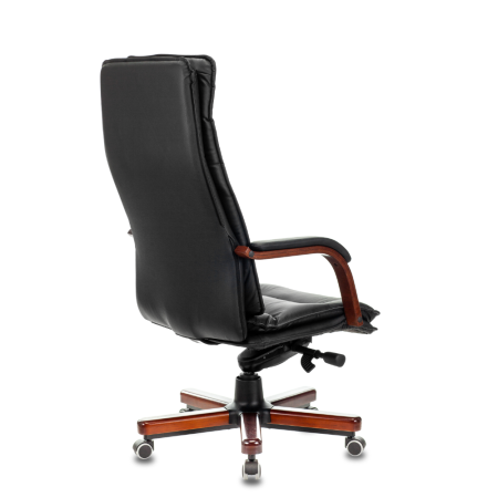 Кресло компьютерное Бюрократ T-9927WALNUT/BLACK, черный