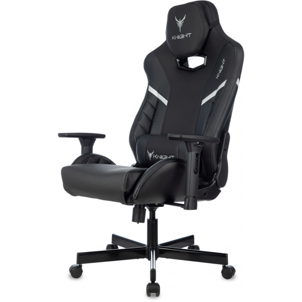 Кресло игровое Knight Thunder 5X экокожа, черный Кресло игровое Knight Thunder 5X экокожа, черный