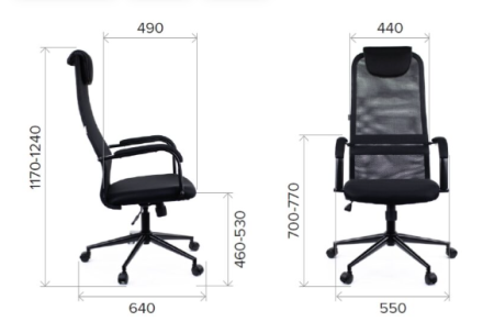 Кресло компьютерное Everprof EP-705, черный Кресло компьютерное Everprof EP-705, черный