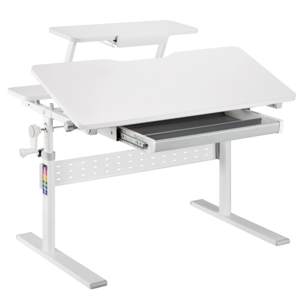 Стол Ergosmart E601S GREY, 900х600х(540-760) мм