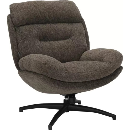 Кресло мягкое EVERPROF Kiwi, ткань, темно-коричневый