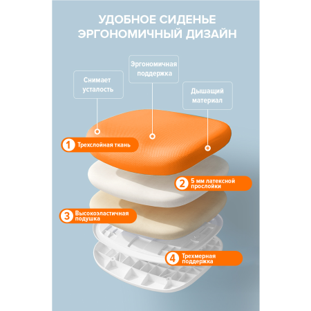 Детское компьютерное кресло Everprof Kids 102, оранжевый