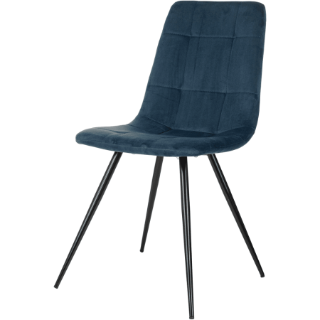 Стул Бюрократ "CH-K1_4", ткань, синий, металл, комплект 4 штуки
