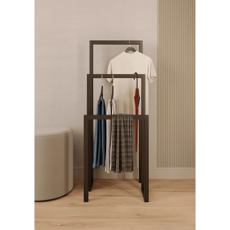 Вешалка напольная ALLERD 120 GEON, черный муар