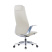 Кресло компьютерное SitZone CH-515A, кожа, алюминий, белый