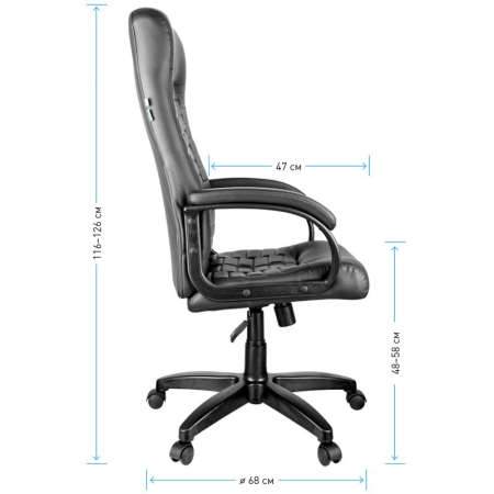 Кресло компьютерное Helmi HL-E80 Ornament, черный Кресло компьютерное Helmi HL-E80 Ornament, черный