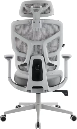 Кресло эргономичное EVERPROF Omega, Grey сетка, серый, металл, корпус серый