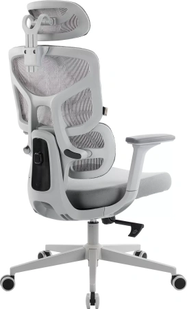 Кресло эргономичное EVERPROF Omega, Grey сетка, серый, металл, корпус серый