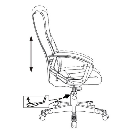 Игровое компьютерное кресло Бюрократ Zombie 10, черный/красный Игровое компьютерное кресло Бюрократ Zombie 10, черный/красный