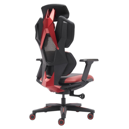 Игровое компьютерное кресло EVERPROF Tiger, экокожа, пластик, красный, черный