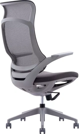 Кресло компьютерное EVERPROF Spirit, сетка, серый