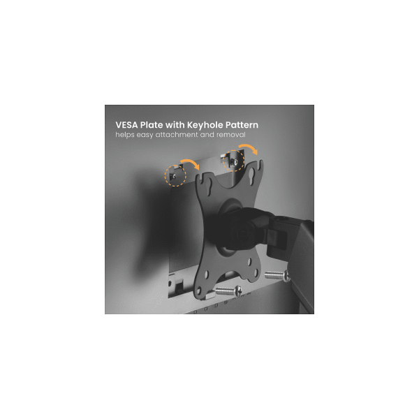 Кронштейн для монитора LDT46-C012E (на один монитор), черный