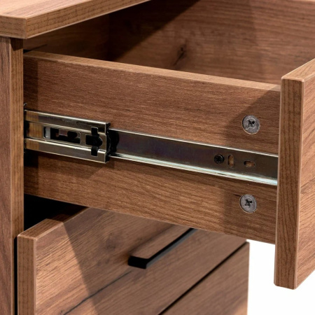 Тумба Millwood офисная подкатная, 465x450 мм, дуб табачный крафт Тумба Millwood офисная подкатная, 465x450 мм, дуб табачный крафт