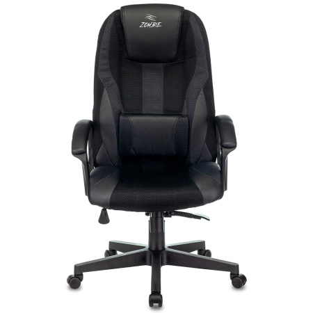 Игровое компьютерное кресло Zombie 9, черный/серый