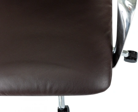 Кресло компьютерное Бюрократ VEGA, кожа, коричневый