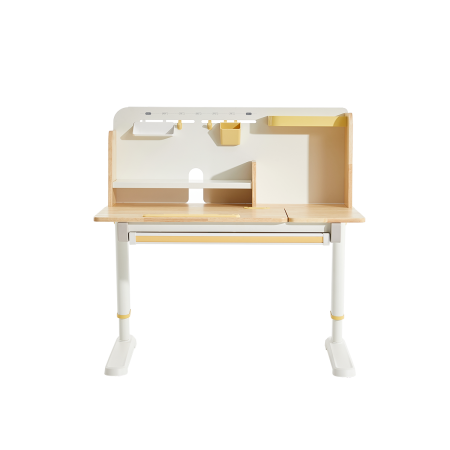 Стол Ergosmart регулируемый Galleon, 1200х700х(520-760) мм, гевея, с книжной полкой