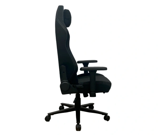 Кресло игровое BRAVE AF-1 Grizzly Black ткань, черный, крестов. металл