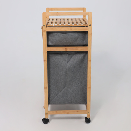 Стойка для белья LAVENDER бамбук + серый