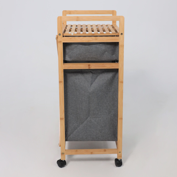 Стойка для белья LAVENDER бамбук + серый