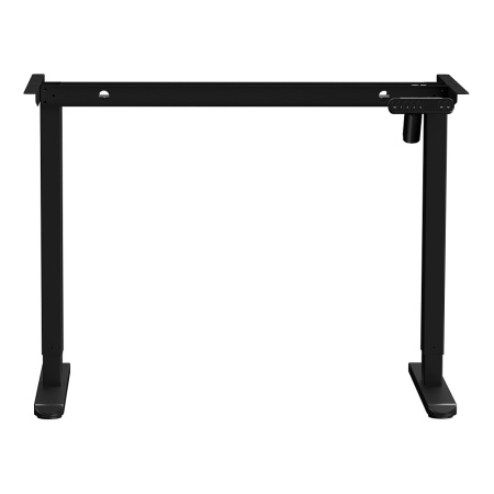 Стол с электроприводом WellDesk Basic, 1200x675х18 мм, черный, дуб стирлин