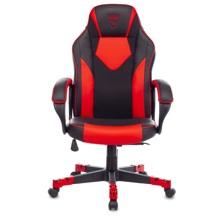 Игровое компьютерное кресло Zombie GAME 17, черный, красный