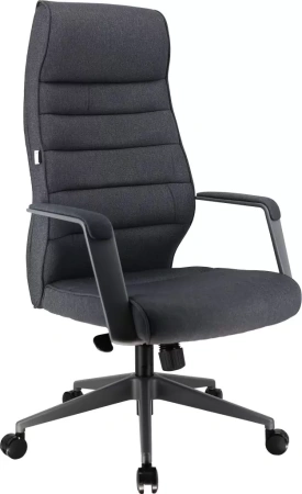 Кресло компьютерное EVERPROF Bangkok, ткань, темно-серый, металл, корпус черный