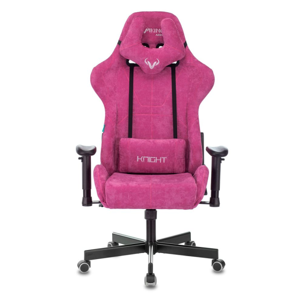 Игровое компьютерное кресло VIKING KNIGHT Fabric Light-15, малиновый