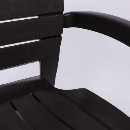 Кресло садовое "Прованс", пластик, шоколадный