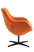 Кресло мягкое EVERPROF Rocky, ткань, оранжевый, металл