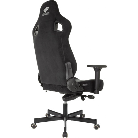 Кресло игровое Бюрократ Knight Hunter, искусственная замша, черный