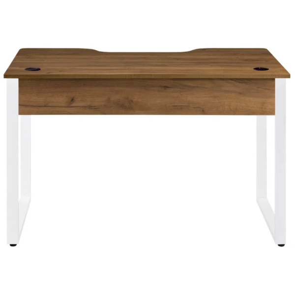 Стол компьютерный игровой Millwood Лофт Гонконг (ДТ-3), 1200x700 мм, дуб табачный крафт, белый