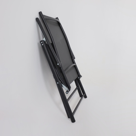 Кресло садовое AksHome CATANIA, ткань, серый, черный